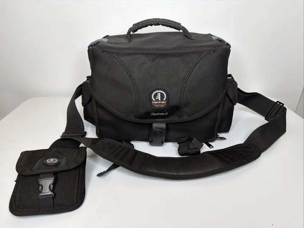 TAMRAC Pro System 6 Large Camera Shoulder Bag Black w/ MX-S5363 SAS Filter Case